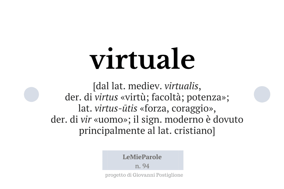 virtuale - le mie parole