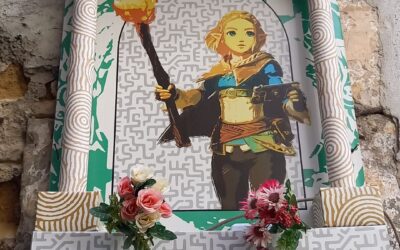 La principessa Zelda della Nintendo nelle edicole votive di Napoli
